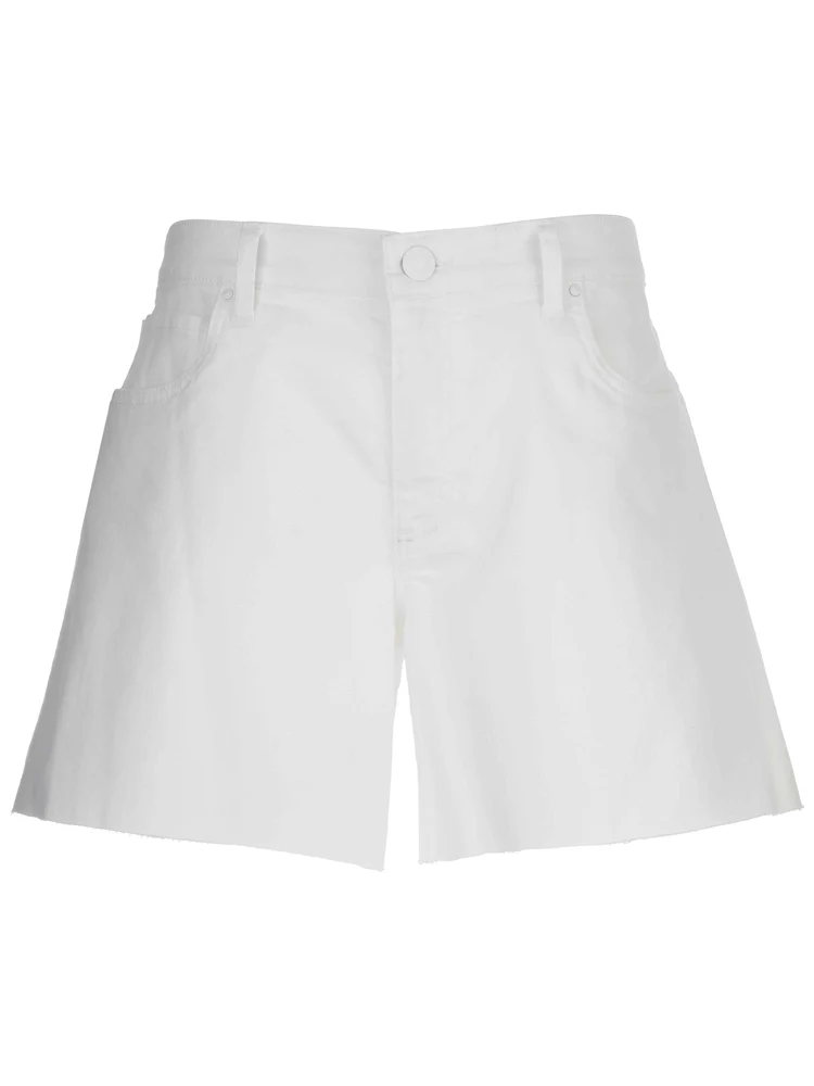 Hailey High Rise Short W/Raw Hem - Image 7