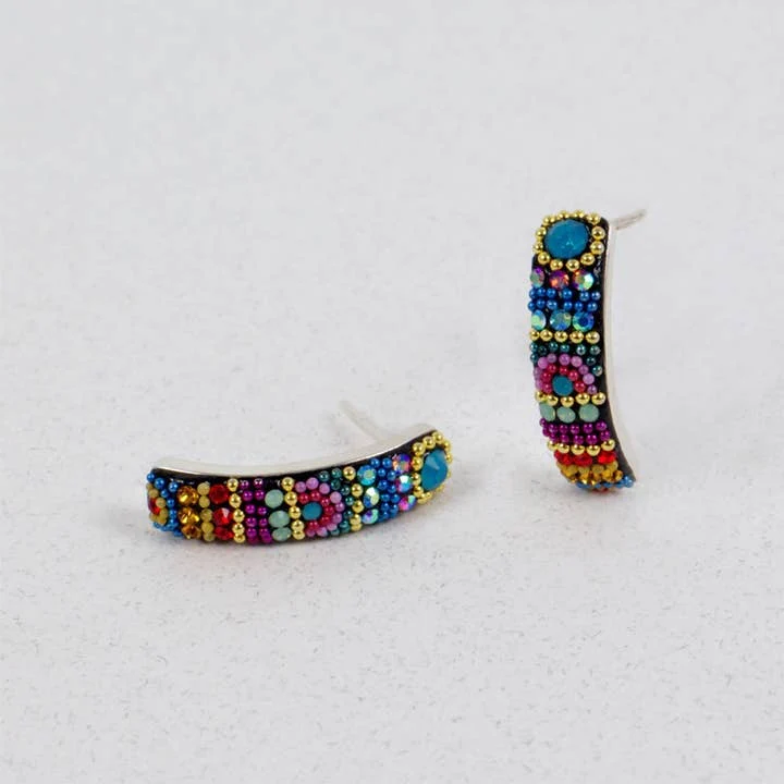 Half Hoop Earrings - Image 2