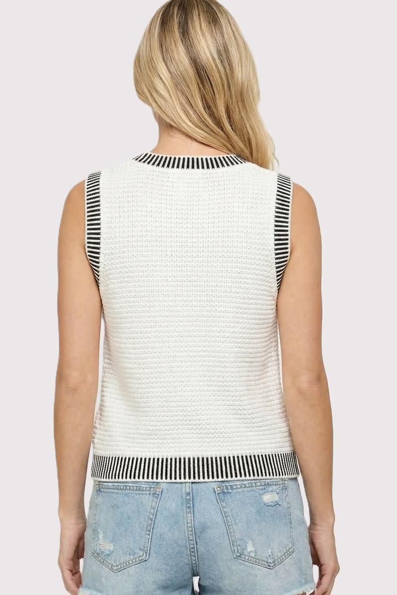 Hallie Waffle Textured Sweater - Image 3