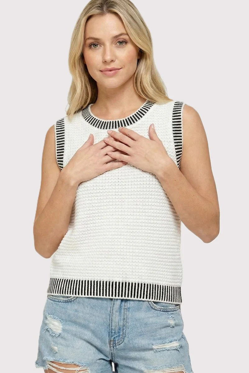 Hallie Waffle Textured Sweater - Image 7