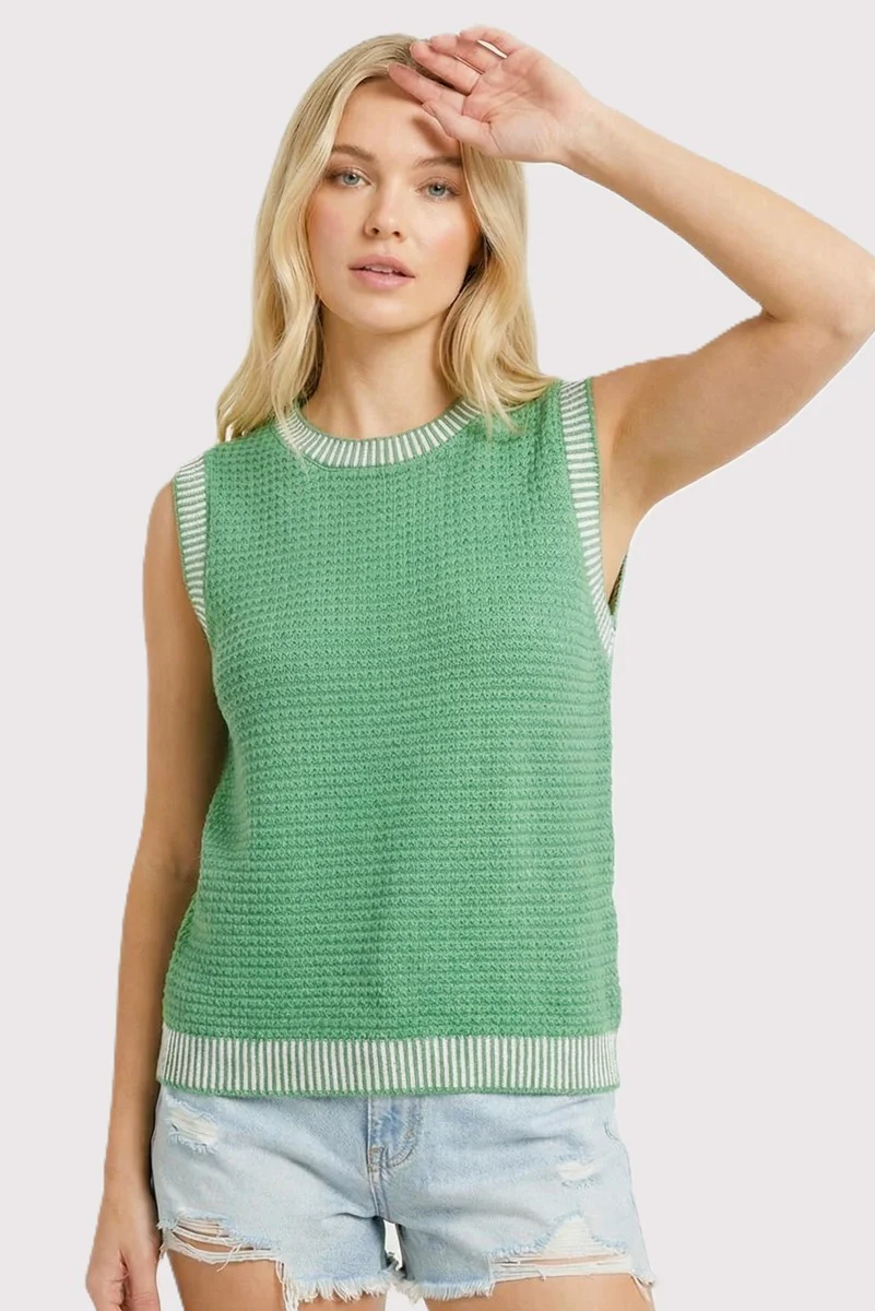 Hallie Waffle Textured Sweater - Image 9