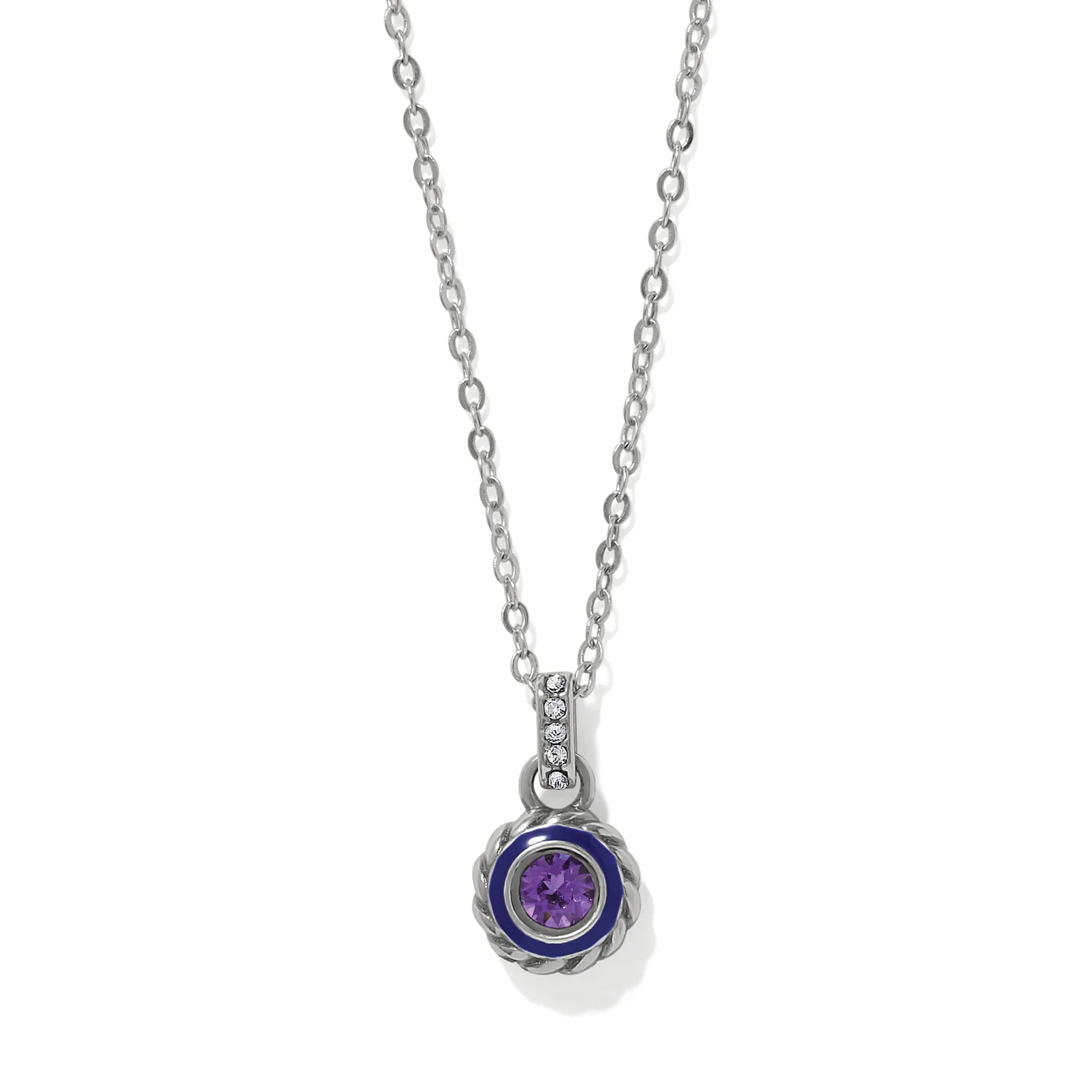 Halo Gemma Petite Round Necklace
