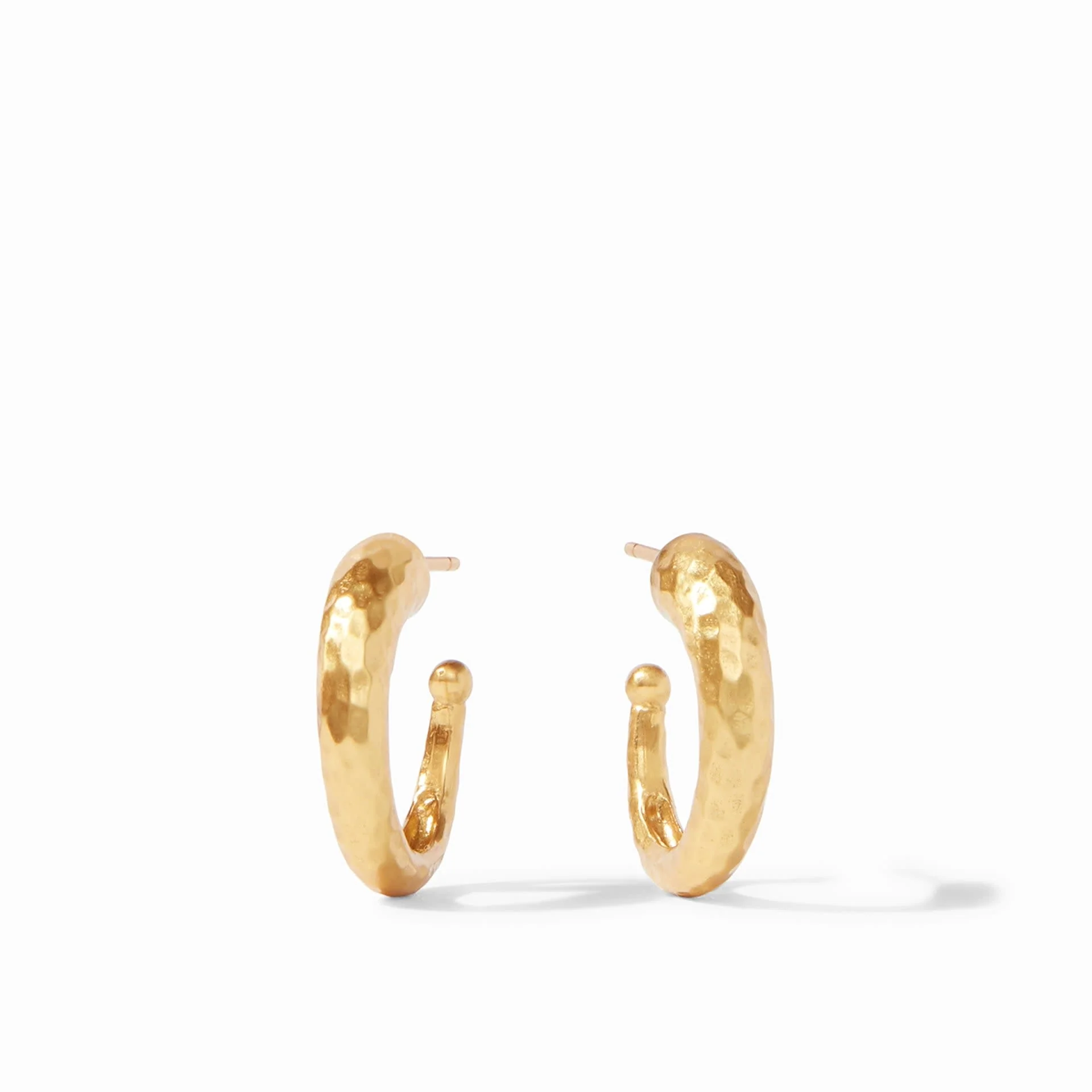 Hammered Hoop Gold