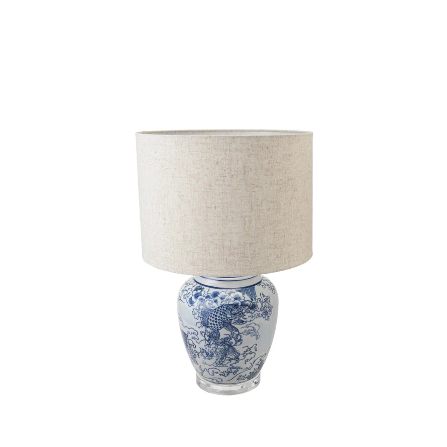 Hand-Painted Ceramic Table Lamp