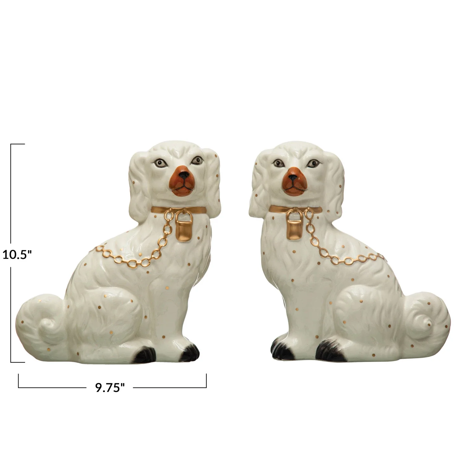 Hand-Painted Dolomite Vintage Staffordshire - Sold Individually - Image 3
