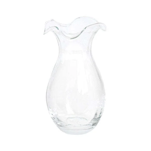 Hibiscus Glass Vertical Fluted Small Vase - Image 2