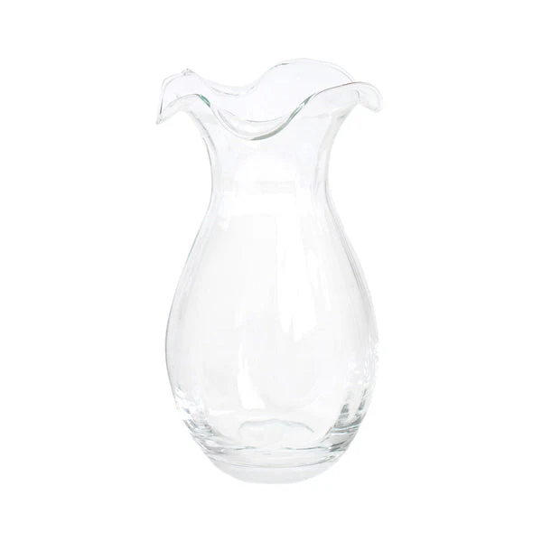 Hibiscus Glass Vertical Fluted Small Vase - Image 5