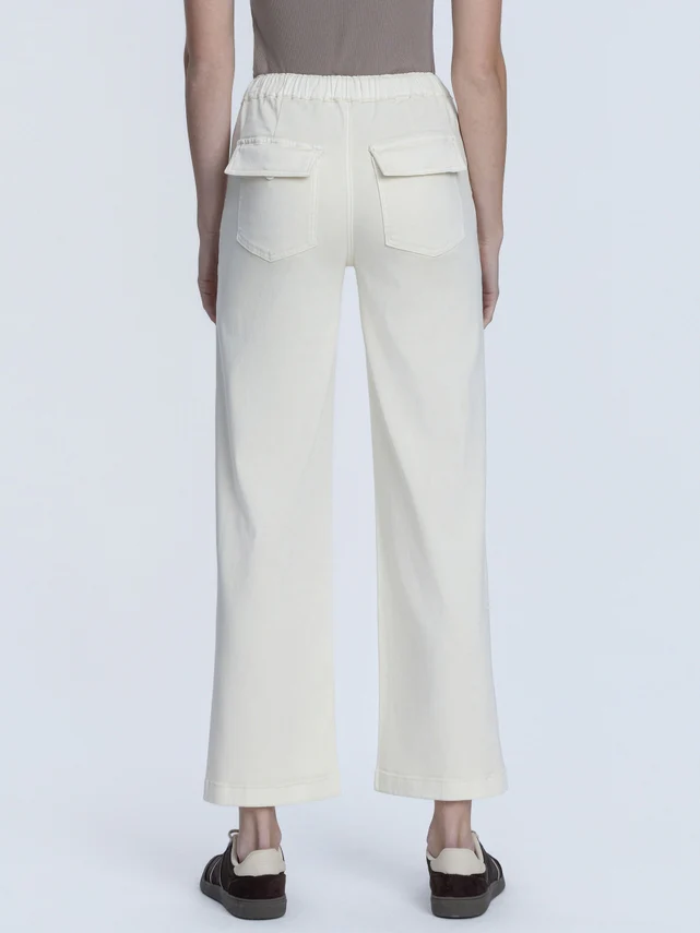 Bianca High Rise Color Drawstring Baggy Wide Jeans - Image 4