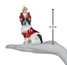 Holiday French Bulldog Ornament - Image 3