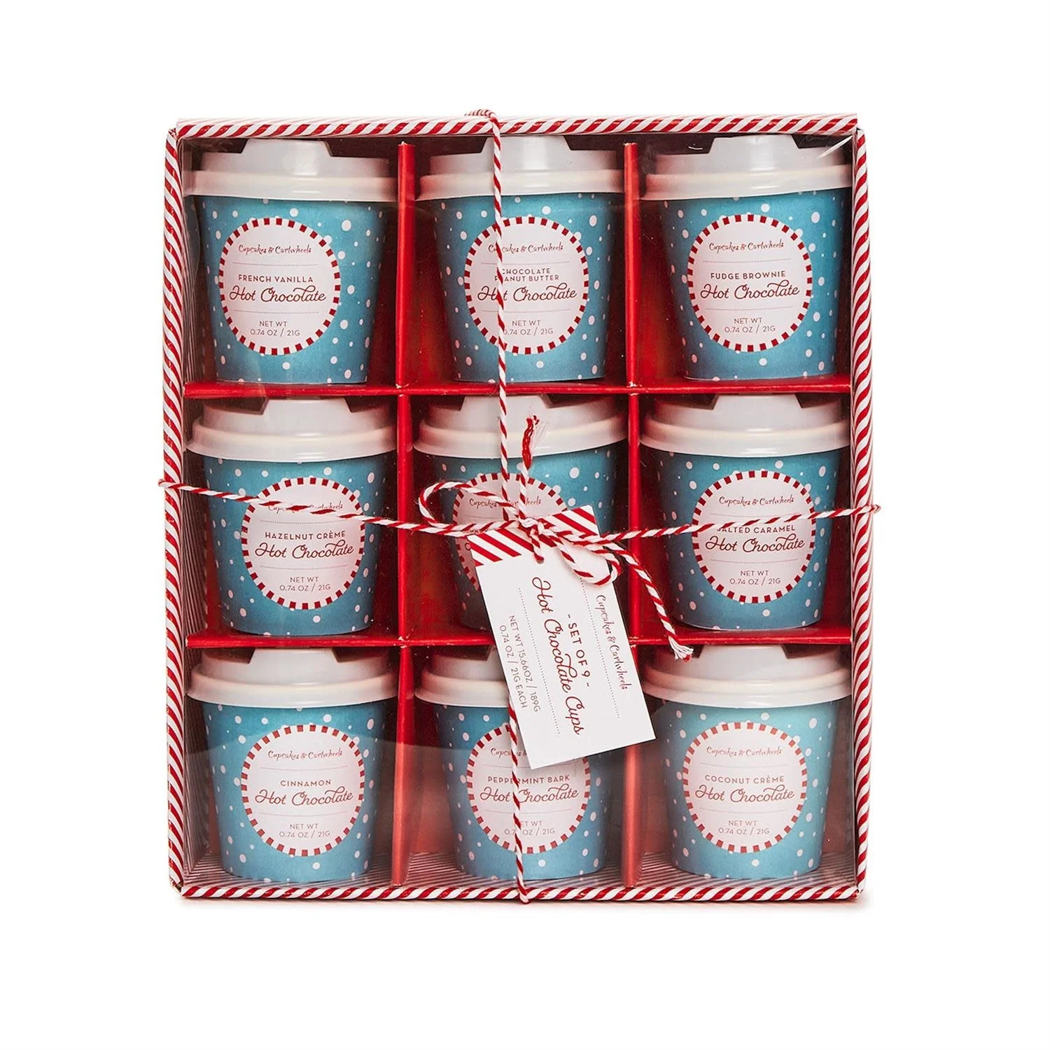 Holiday Hot Cocoa Set in Gift Box Set of 9