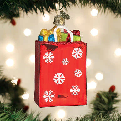 Holiday Shopping Bag Ornament