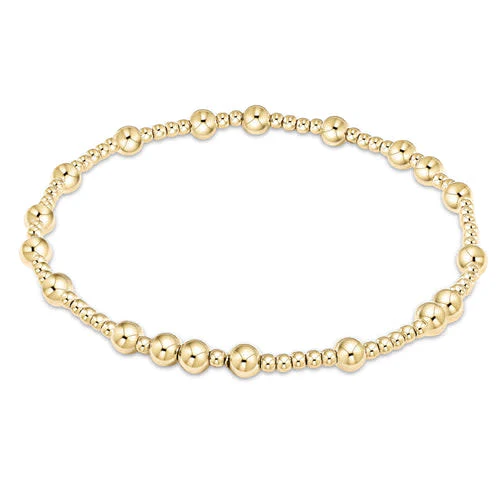 Hope Unwritten 4mm Bead Bracelet - Gold - Image 2