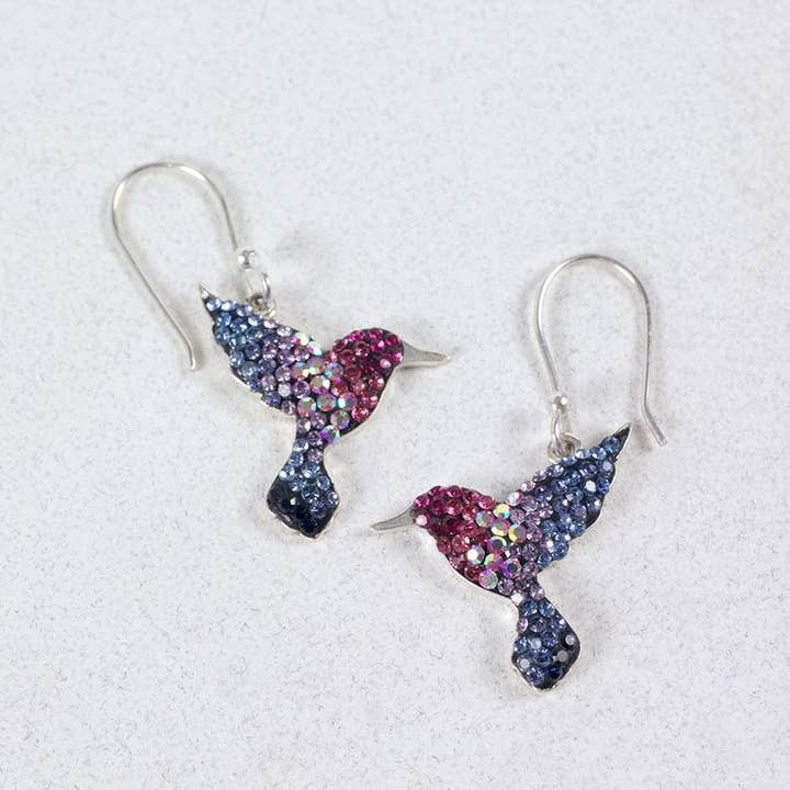 Hummingbird Drop Earrings - Image 3