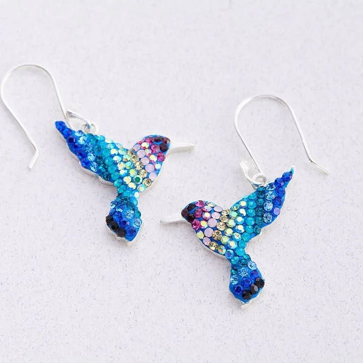 Hummingbird Drop Earrings - Image 7