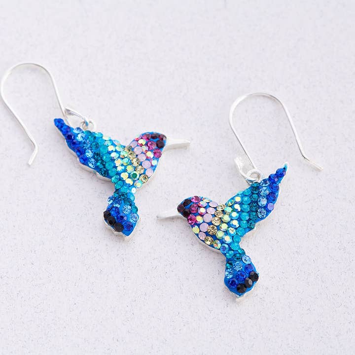 Hummingbird Drop Earrings - Image 8