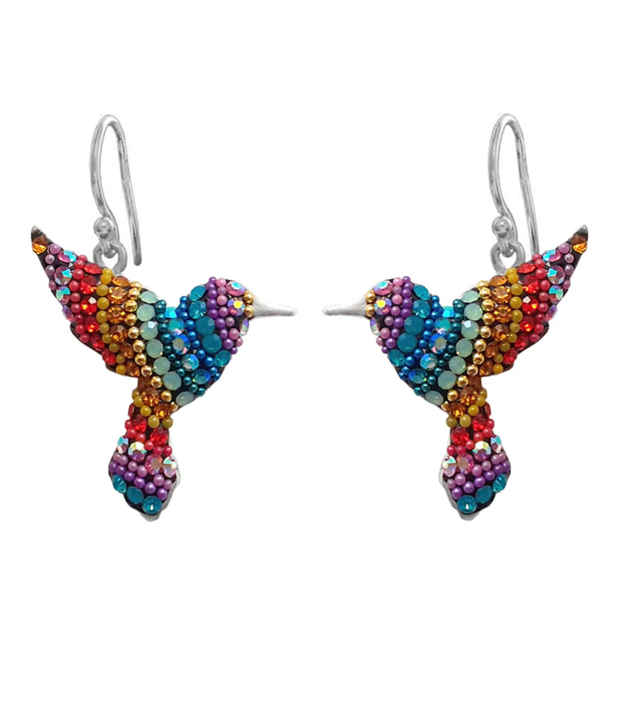 Hummingbird Drop Earrings - Image 9