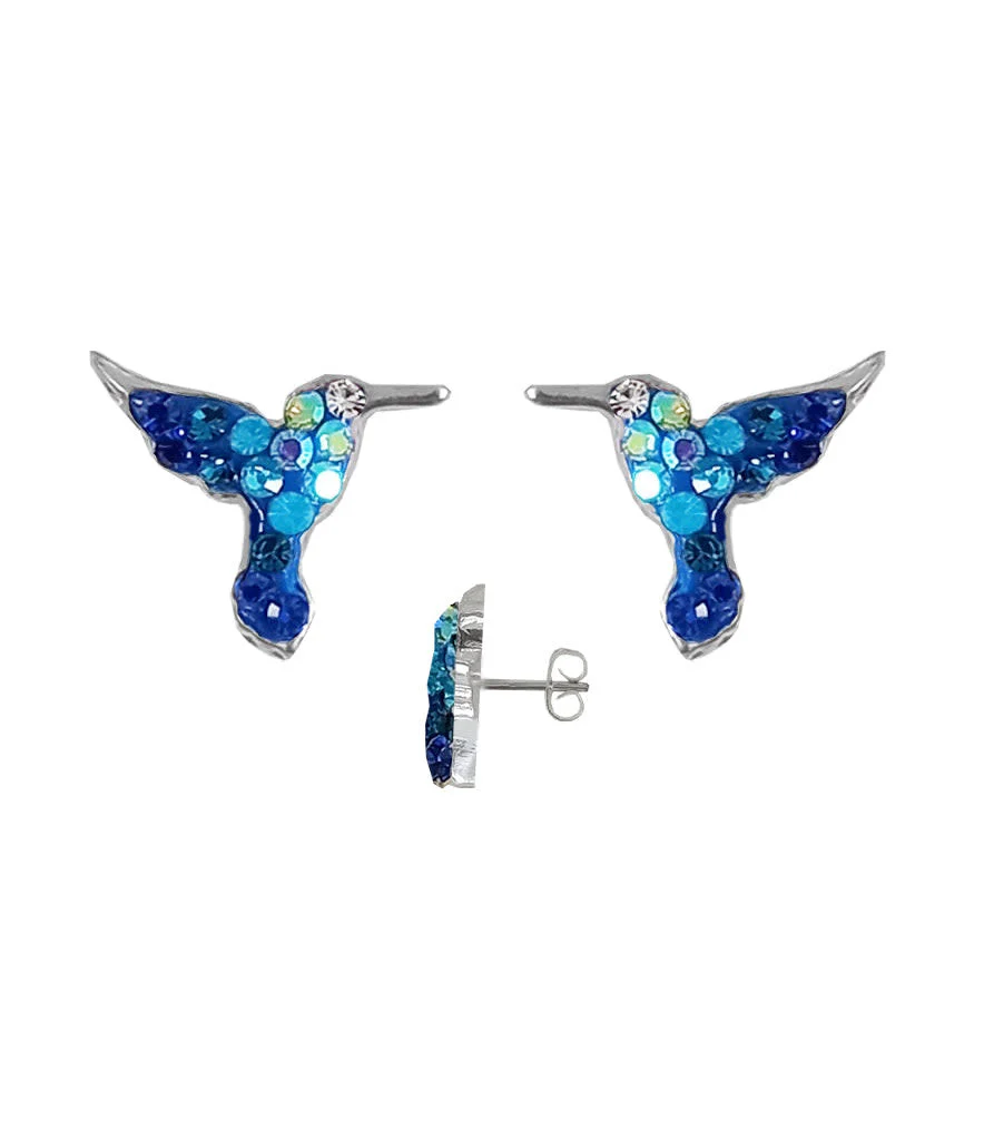 Hummingbird Post Earrings - Image 4