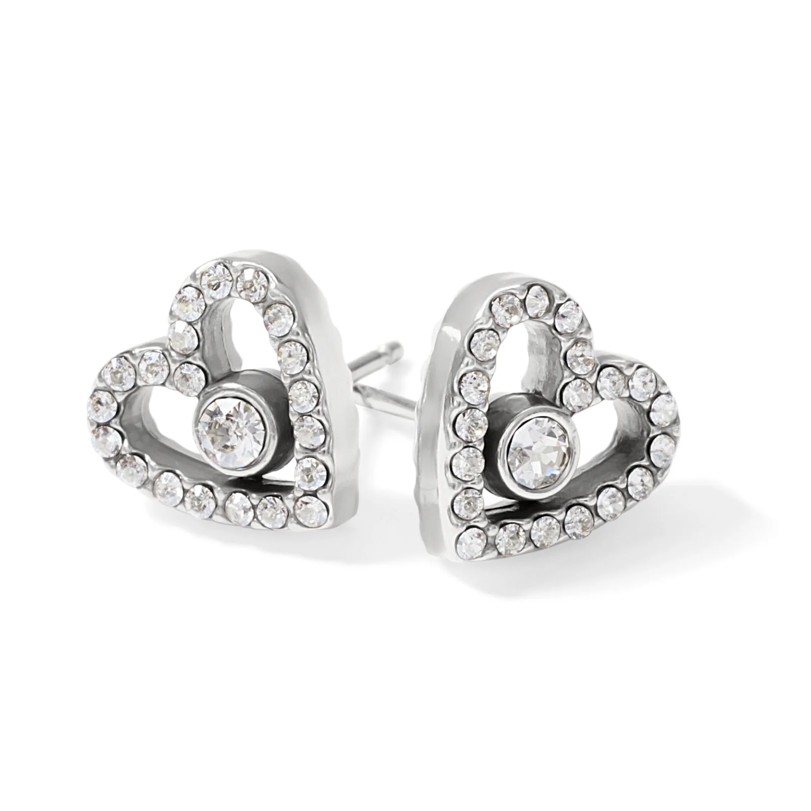 Illumina Love Post Earrings Silver