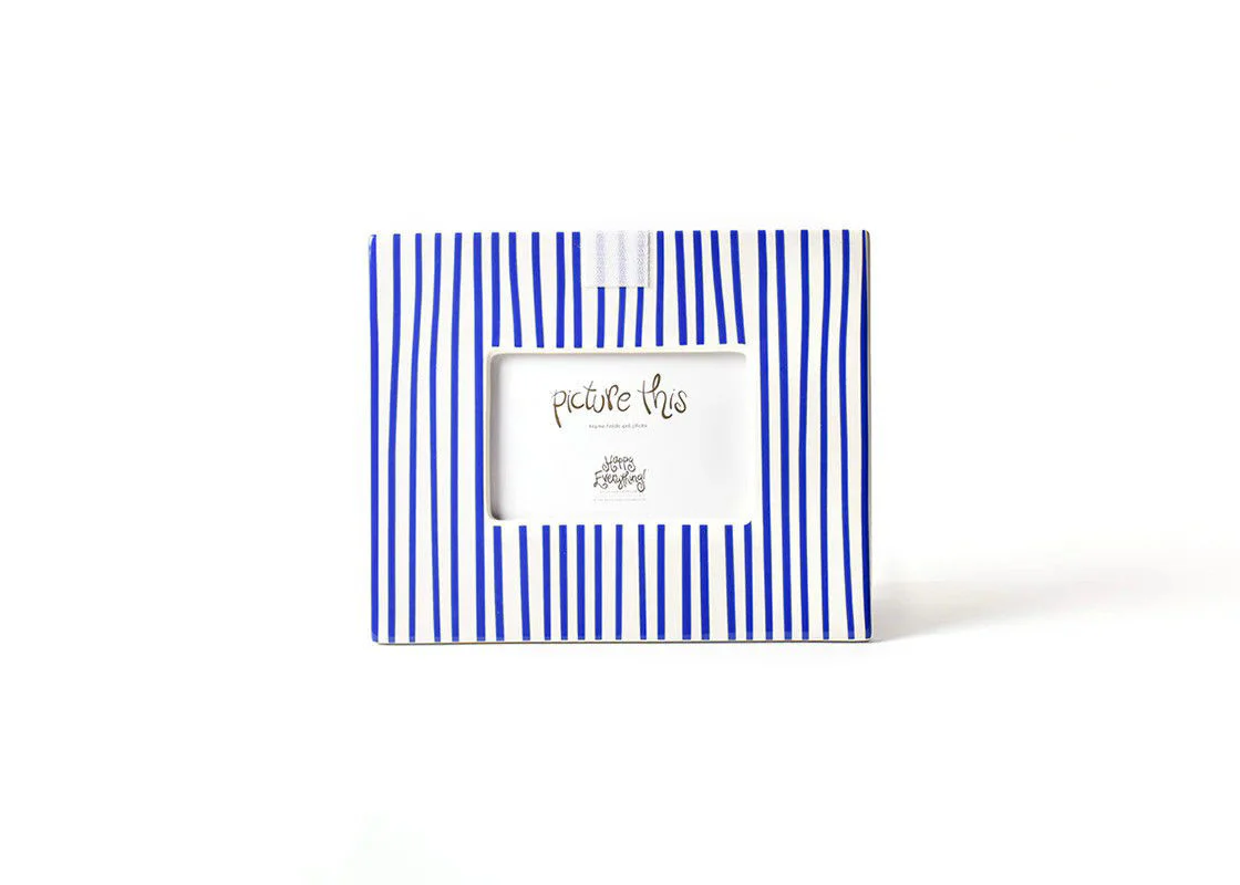 Indigo Skinny Stripe Mini Rectangle Frame - Image 3