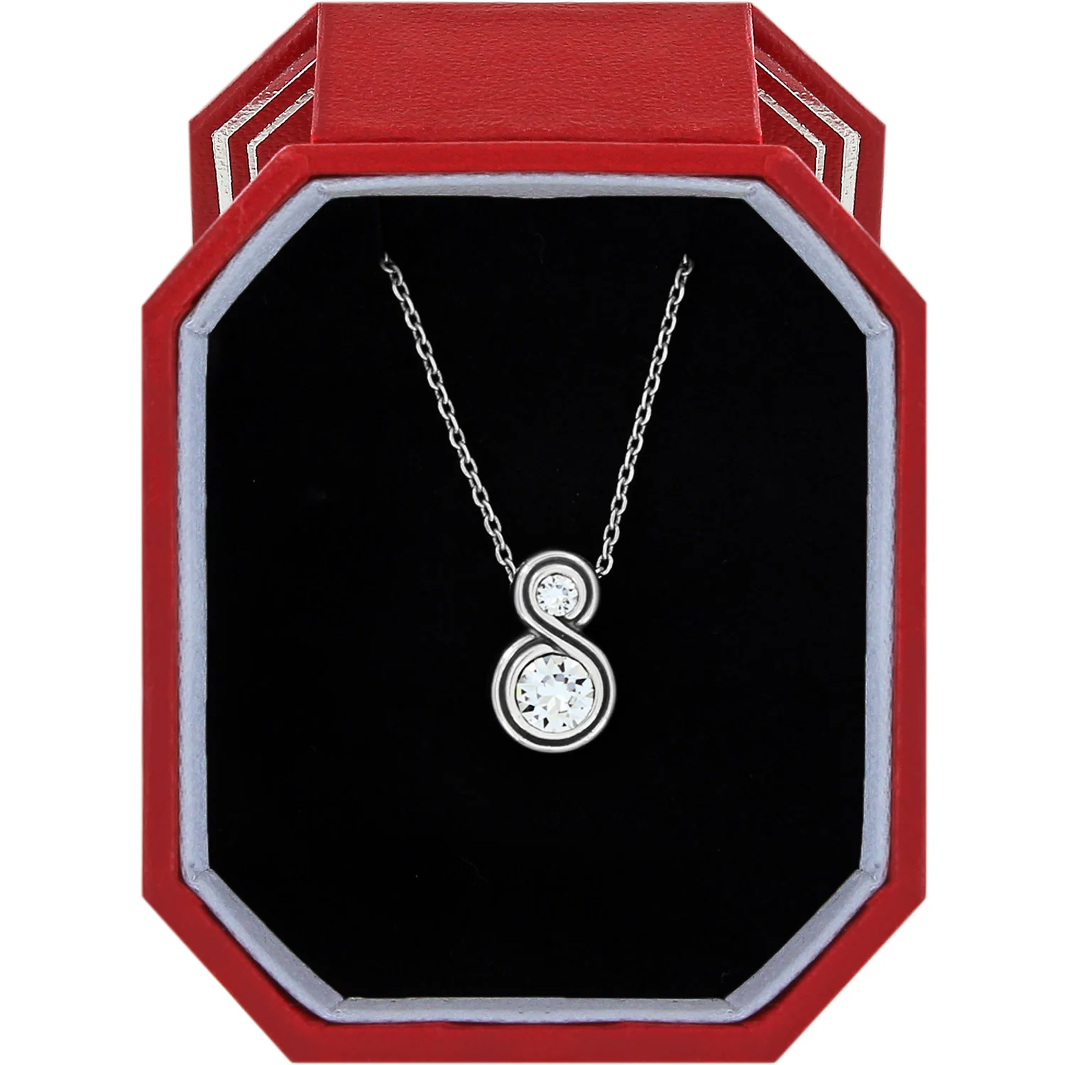Infinity Sparkle Petite Necklace Gift Box - Image 2