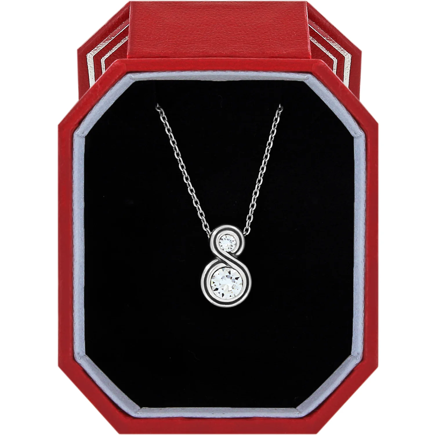 Infinity Sparkle Petite Necklace Gift Box - Image 3