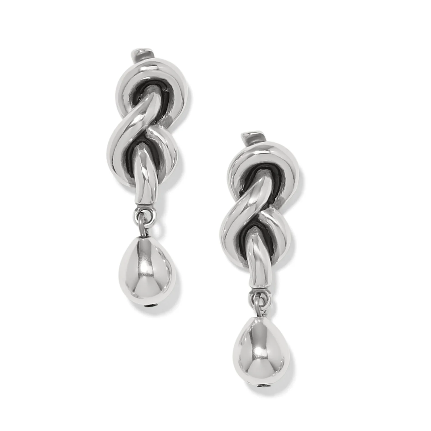 Interlok Single Knot Drop Earrings - Image 7