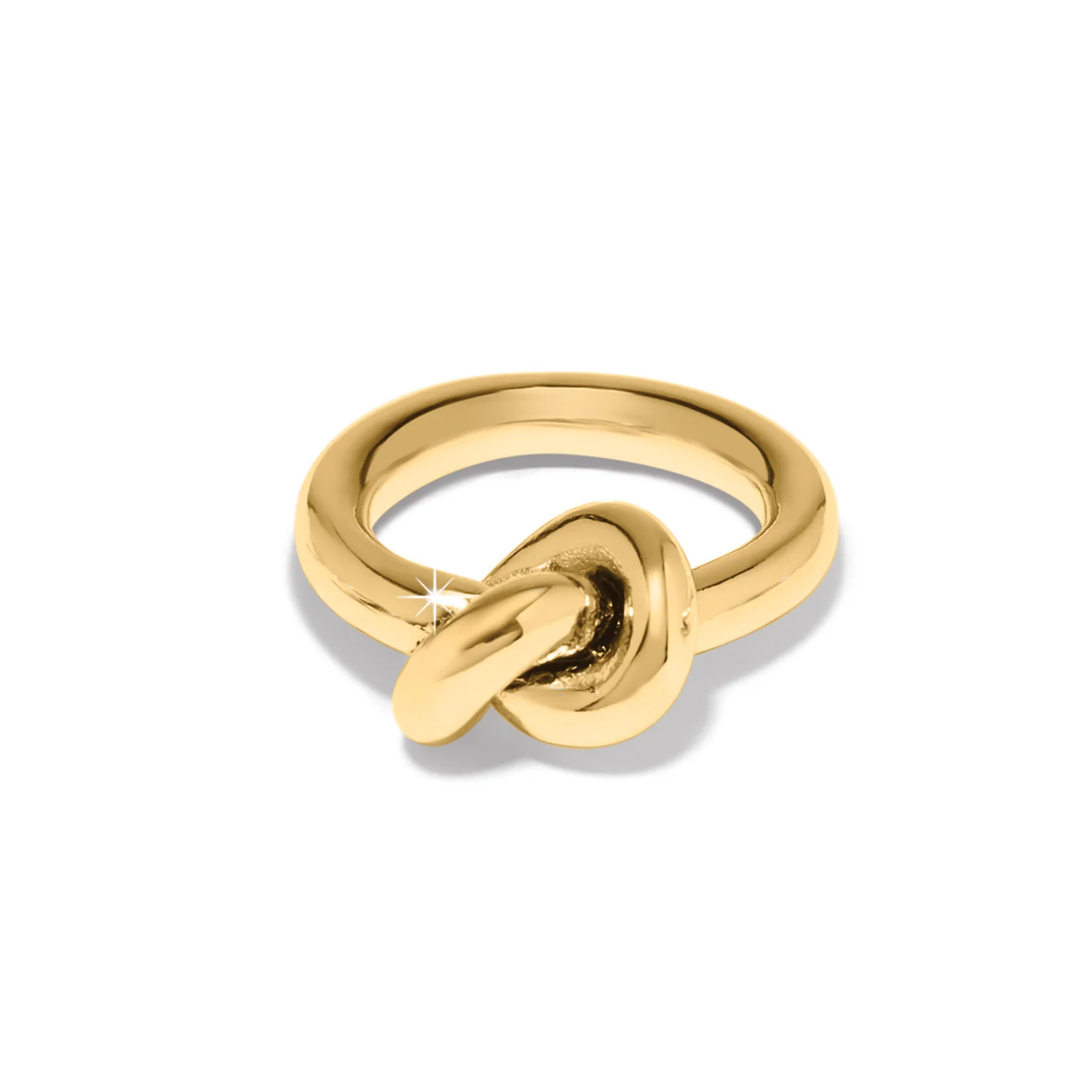 Interlok Single Knot Ring Gold