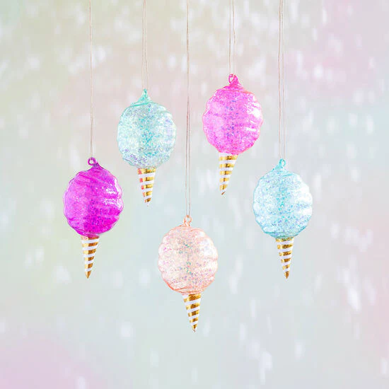 Iridescent Cotton Candy Ornament - Image 2