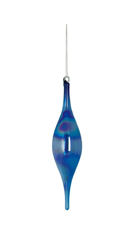 Iridescent Finish Glass Finial Ornament - Image 3