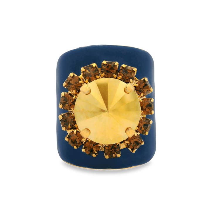 Jacci Rings in Enamel Midnight Express - Image 3