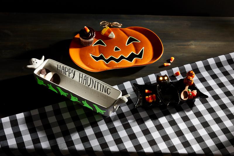 Jack-O-Lantern Glow Platter - Image 4
