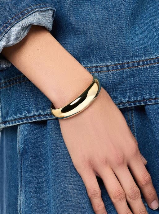 Jalyn Gold Cuff Bracelet - Image 2