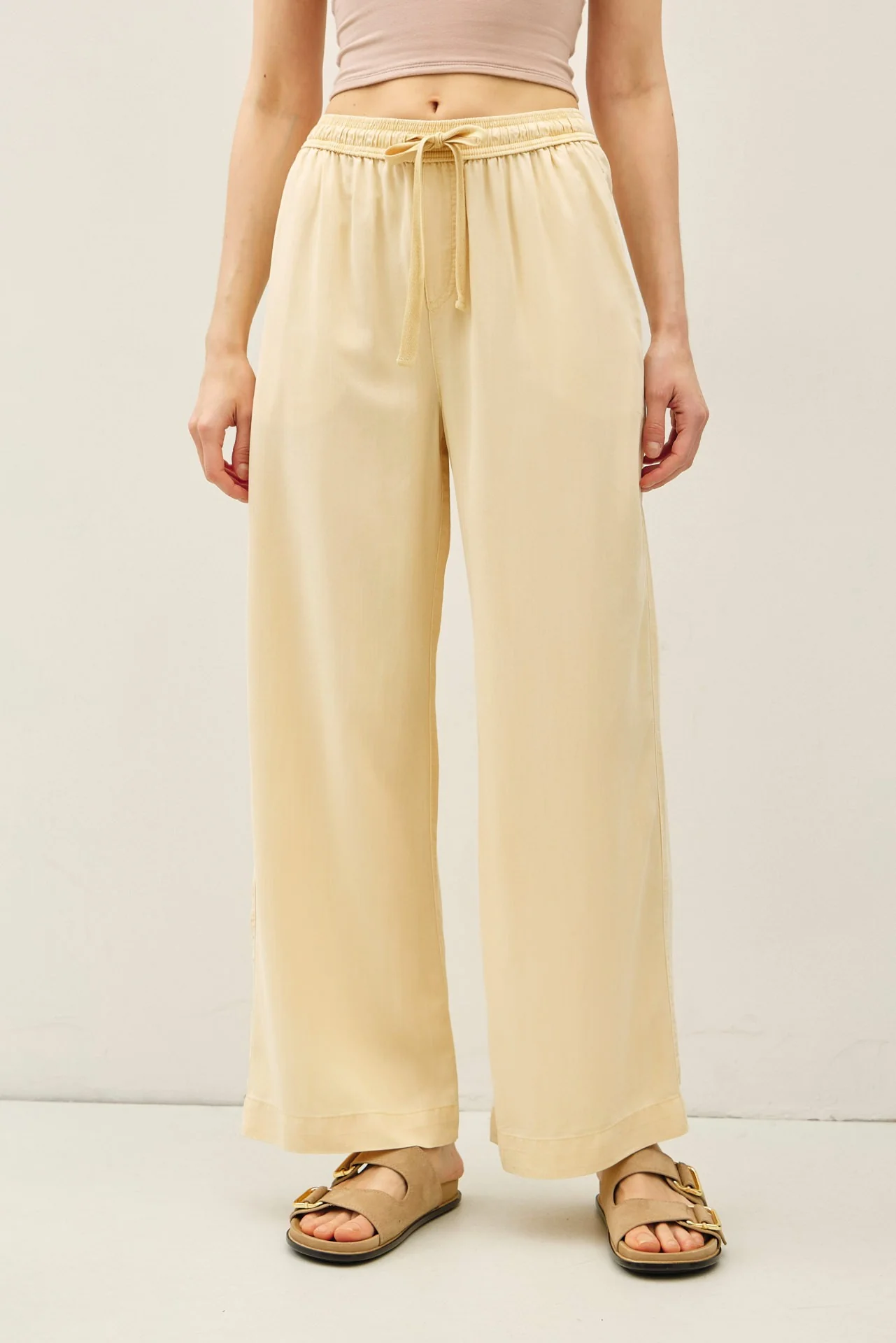 Jane Tencel Wide Leg Pant - Image 11