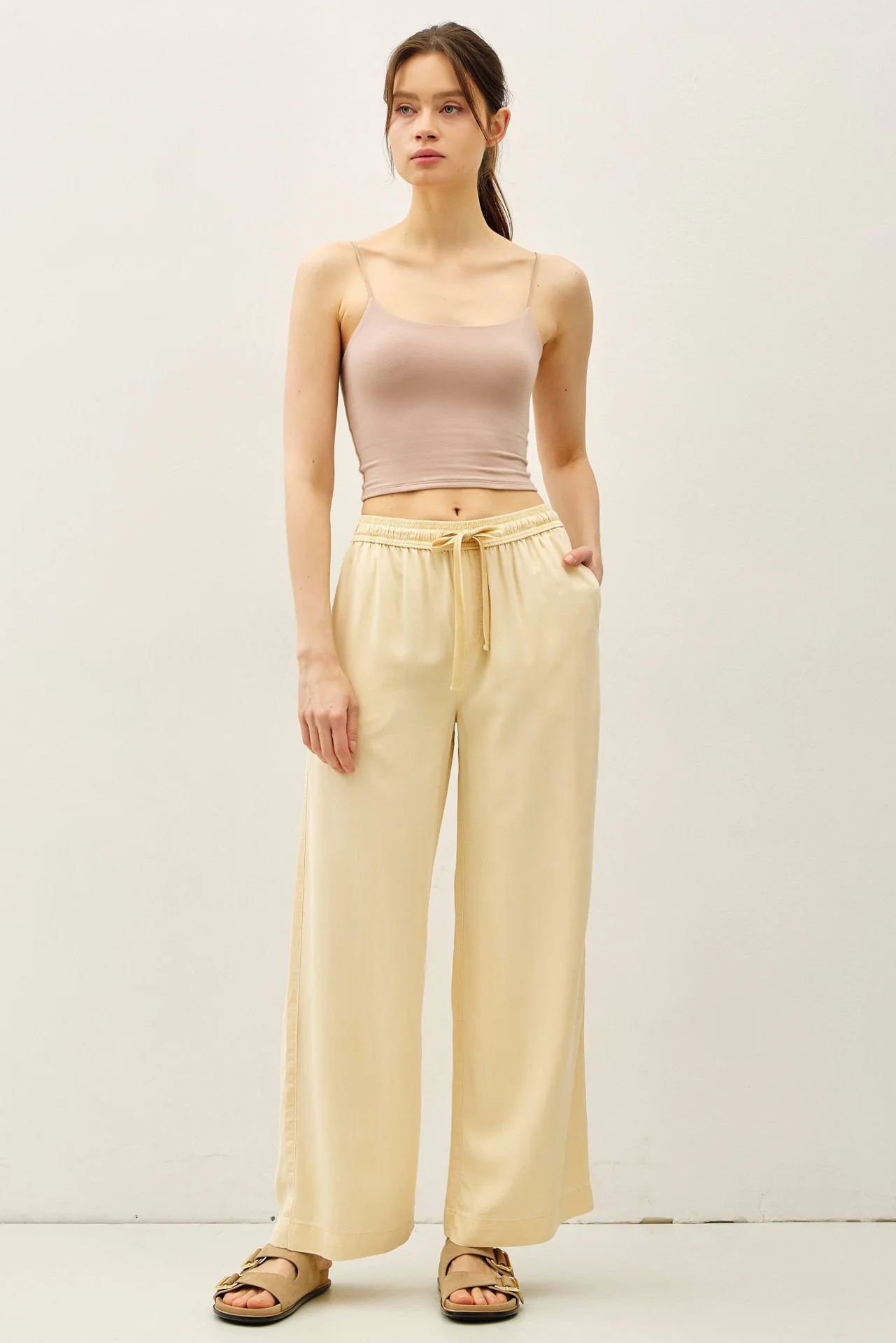 Jane Tencel Wide Leg Pant - Image 12