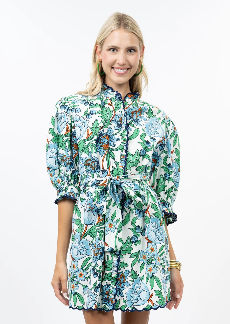 Janice Scallop Front Dress - Image 3