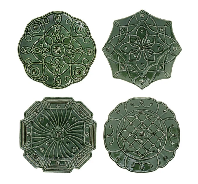 Jardins Du Monde Dessert/Salad Plate Basil - Set of 4 - Image 7