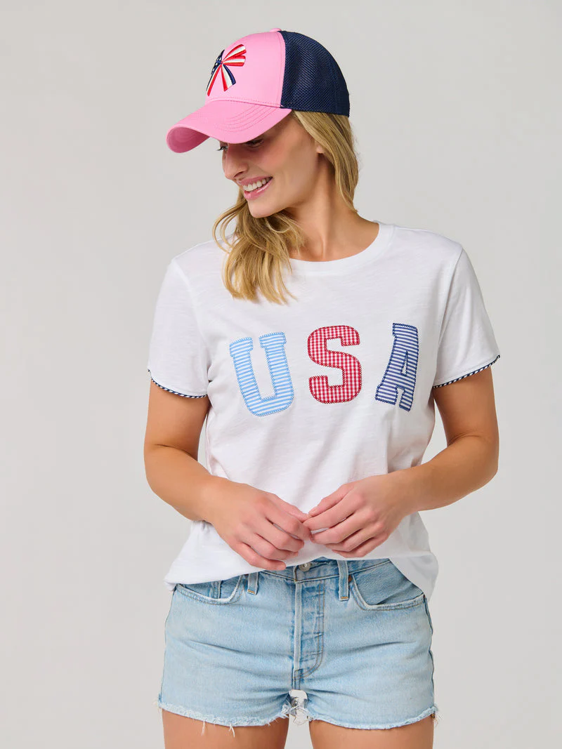 Jenny "USA" Relaxed Tee - Image 6