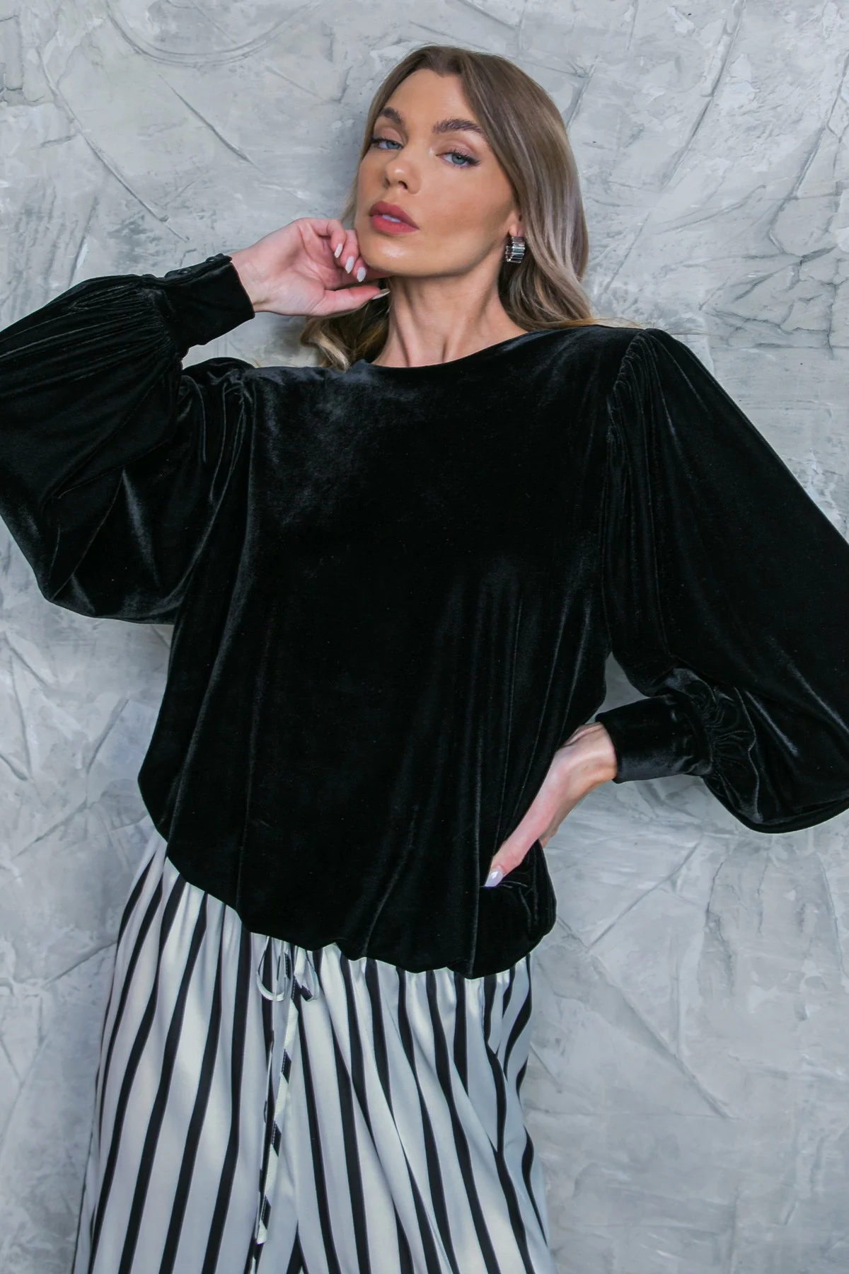 Jenny Velvet Top