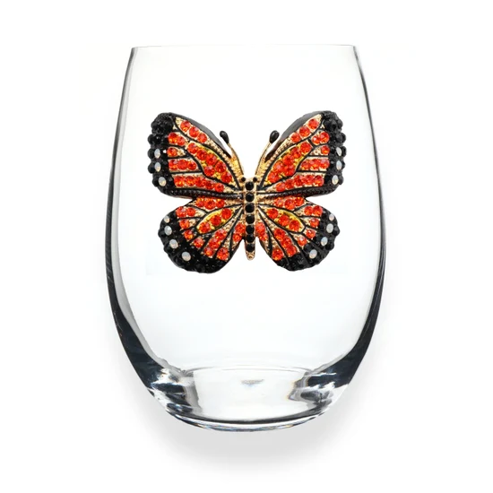 Jeweled Stemless Wine Glass - Image 72