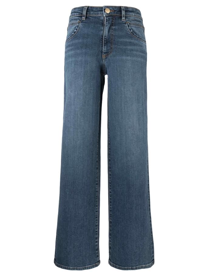Jodi High Rise Straight Leg 4 Front Pockets Inset