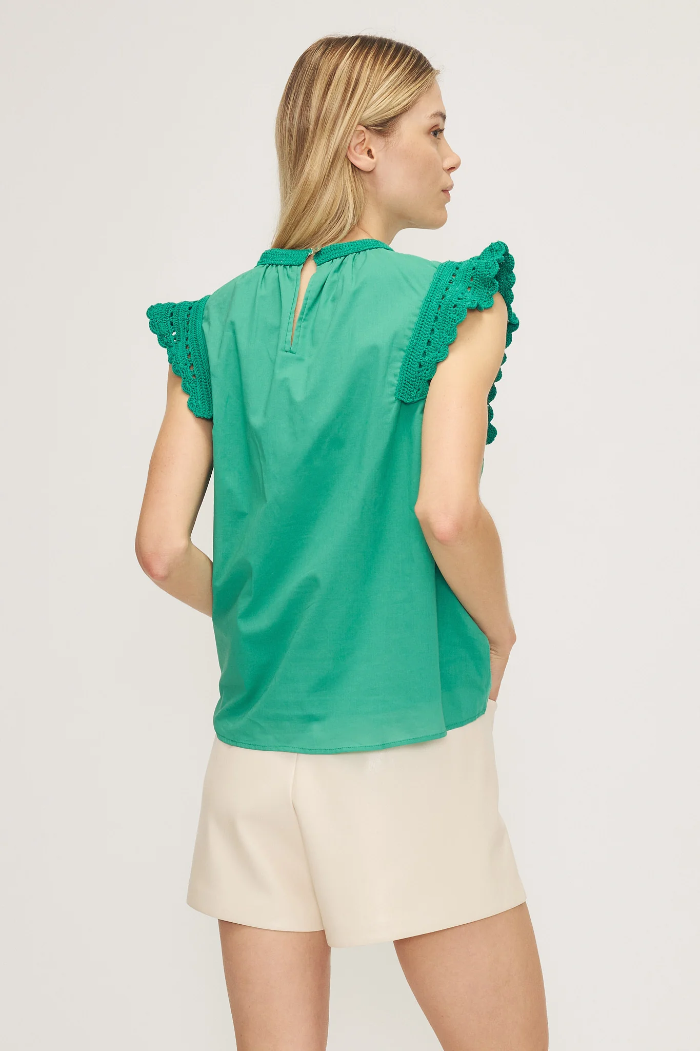 Jolene Top With Crochet - Image 4
