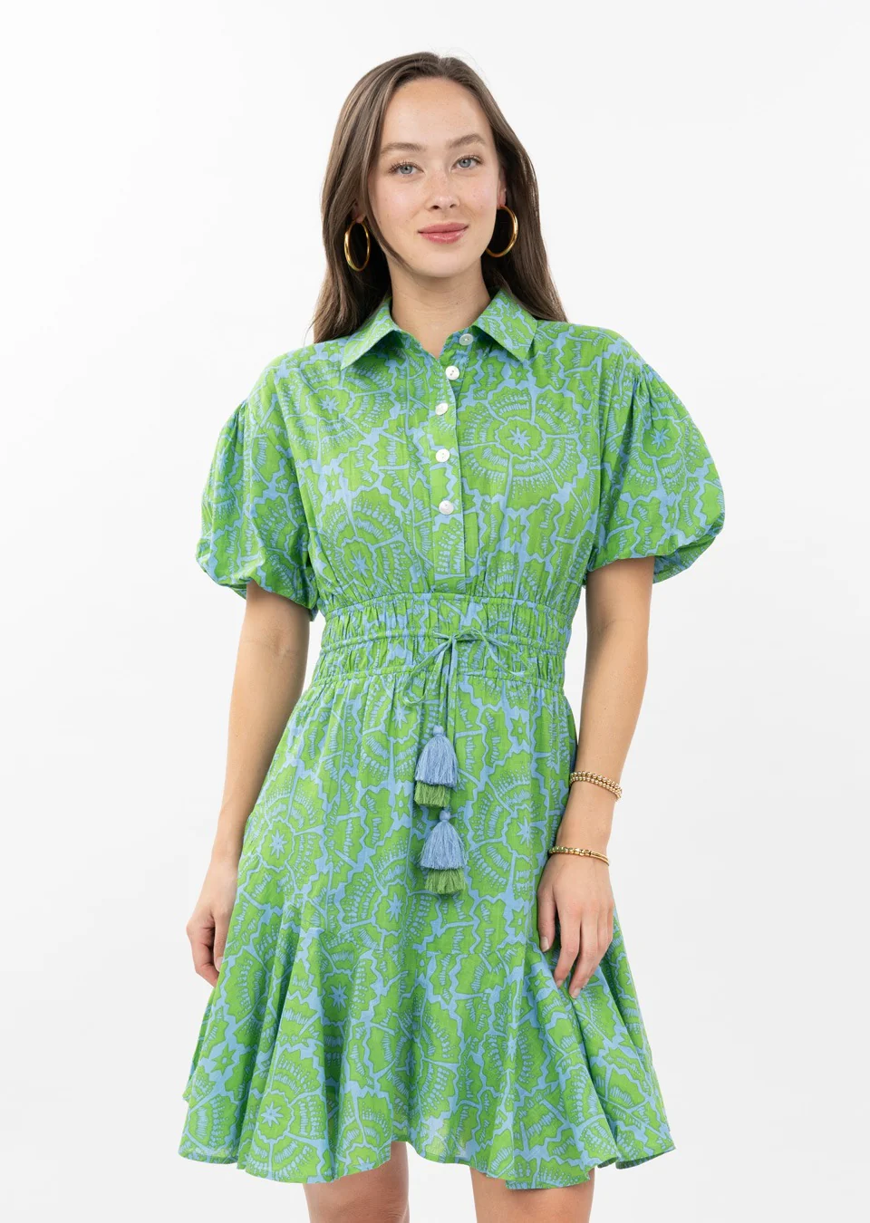 Kayla Flounced Hem Shirt Dress - Image 5