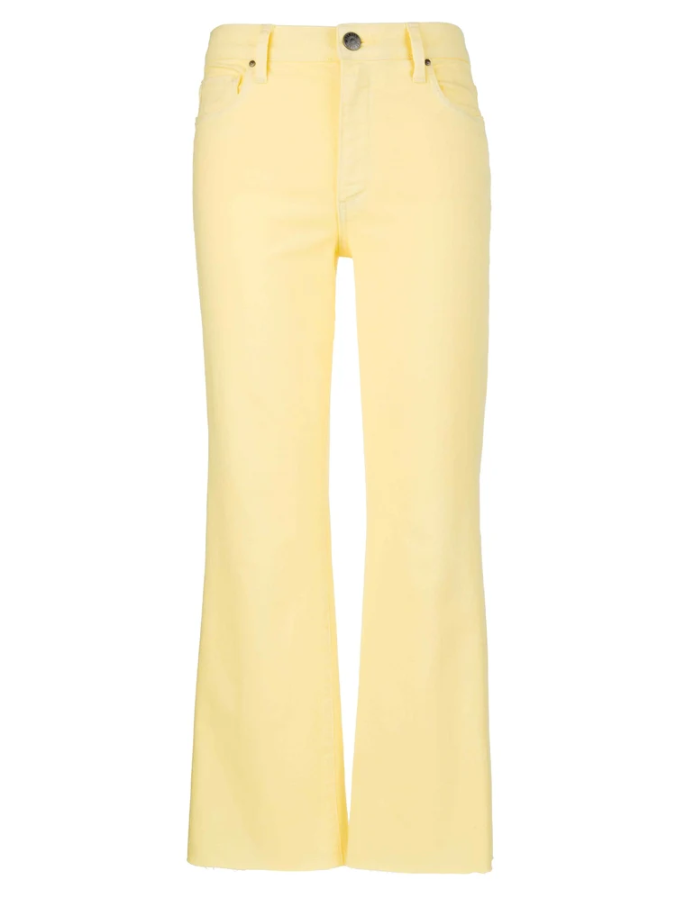 Kelsey High Rise Ankle Flare With Raw Hem