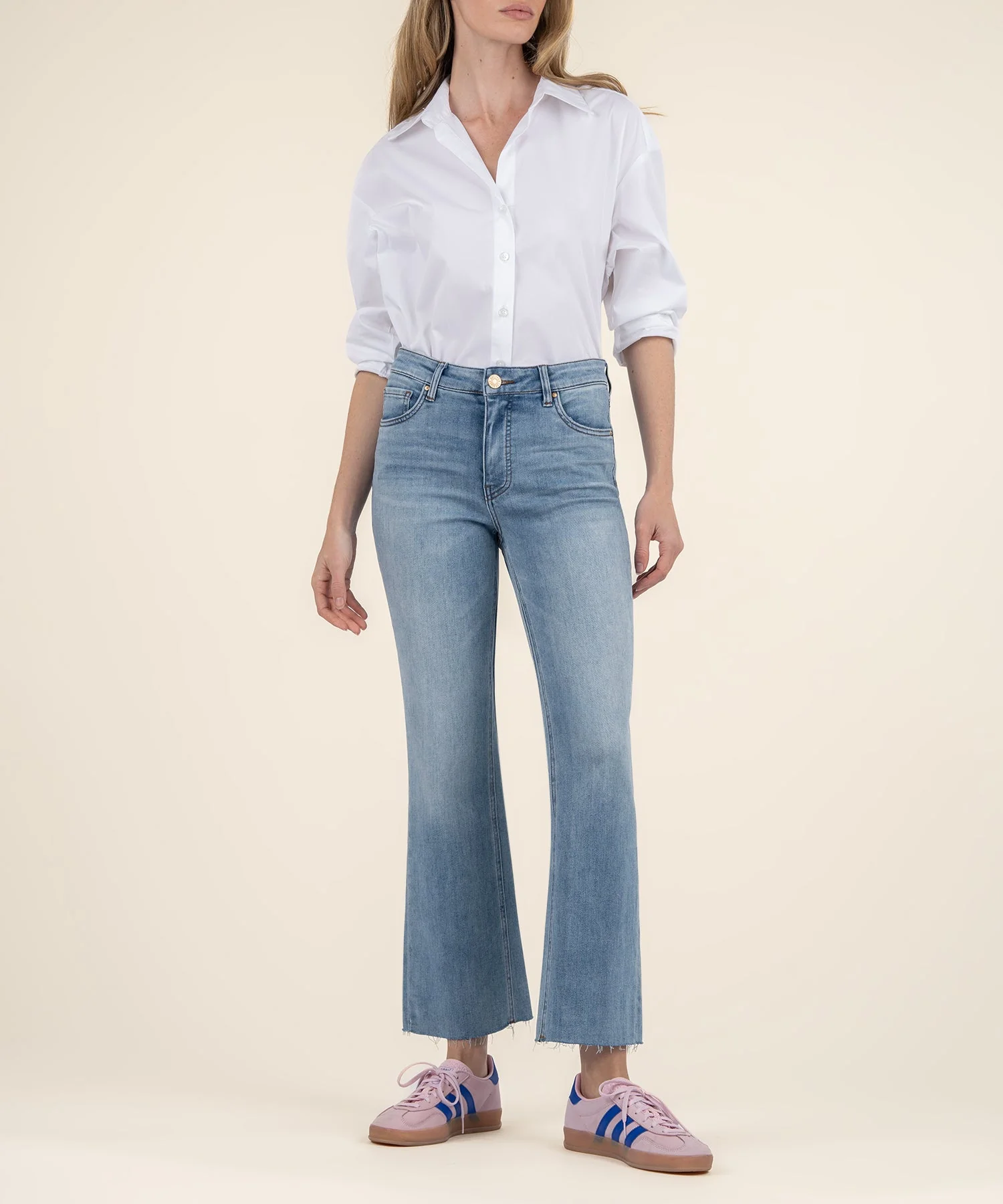 Kelsey High Rise Fab Ab Ankle Flare-Nset Leg - Image 4