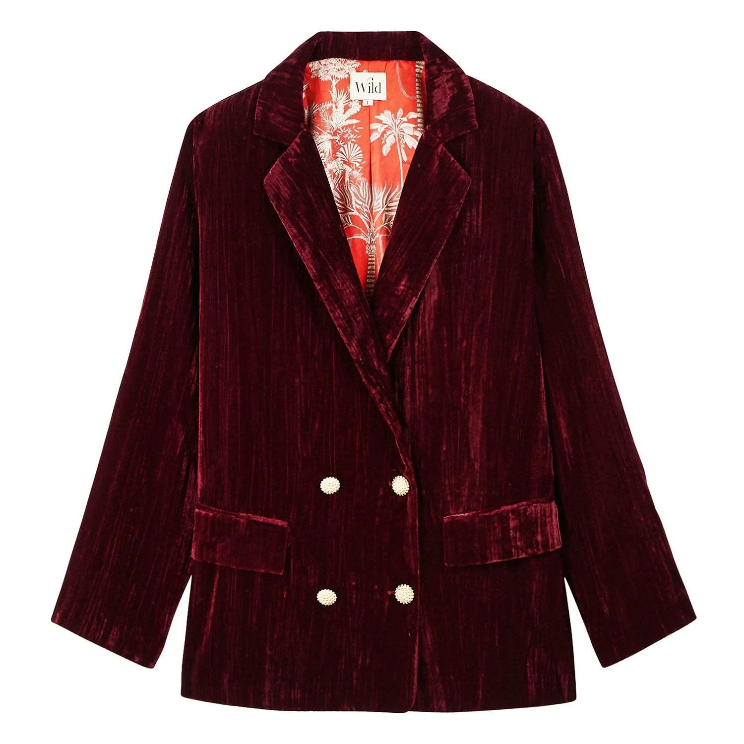 Kim Crushed Velvet Jacket - Image 2