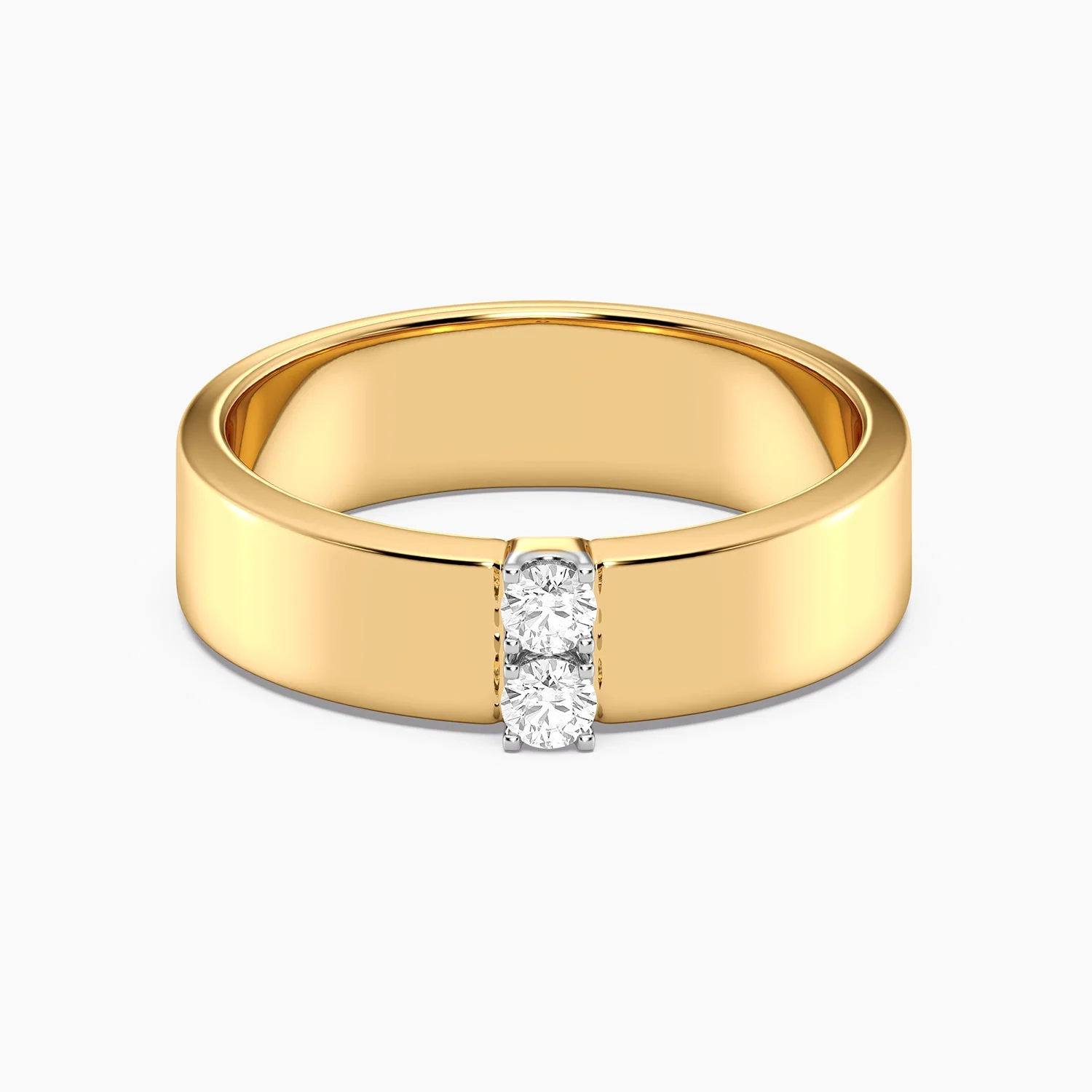 Lab-Grown Duo Band Ring - Image 9