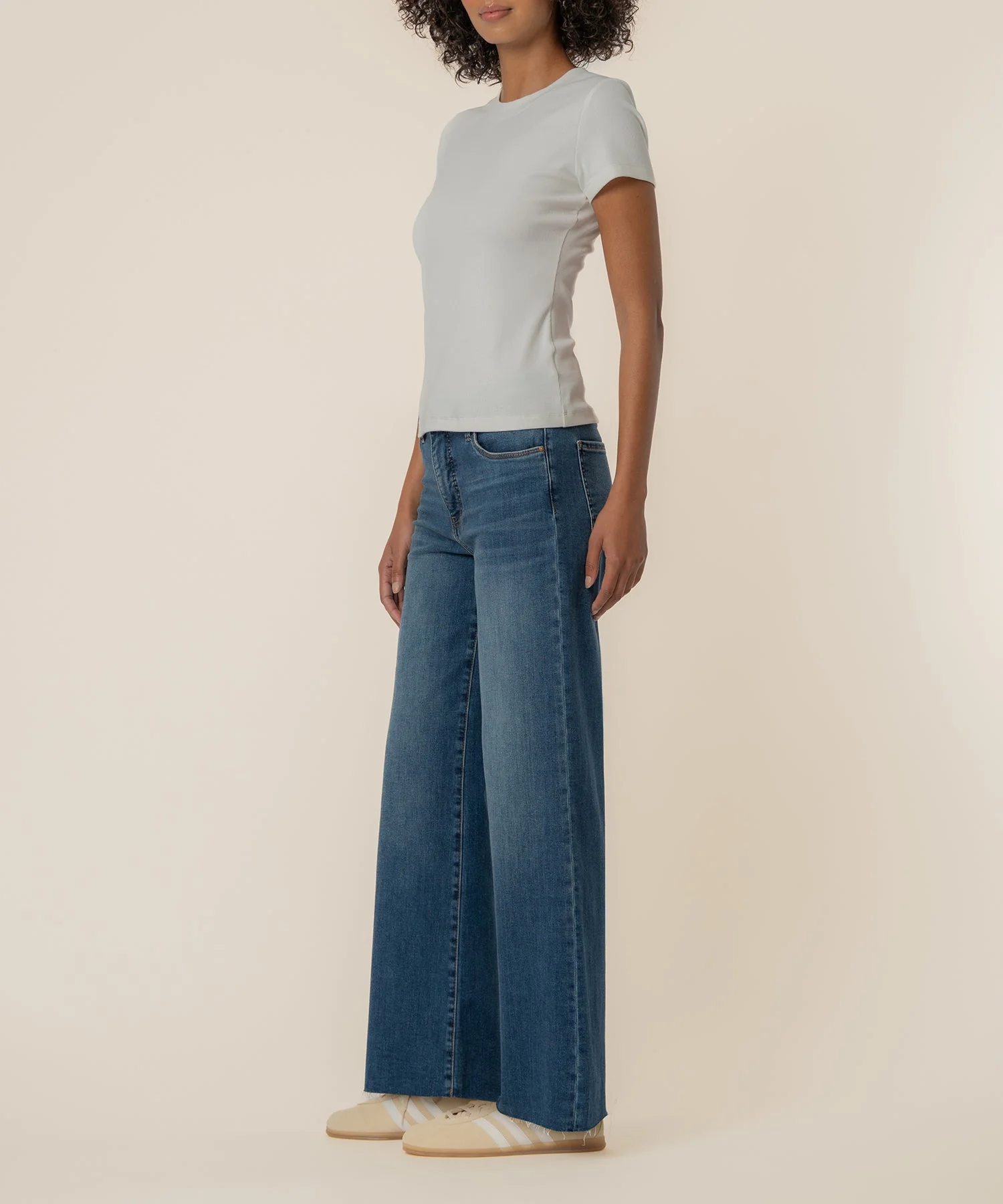 Langley Short Sleeve Rib Top - Image 2
