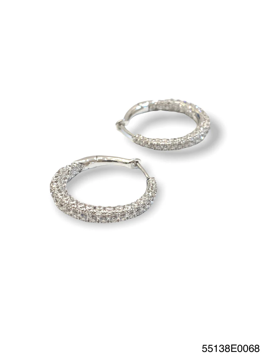 Lara Inside Out Hoop Earrings - Image 2