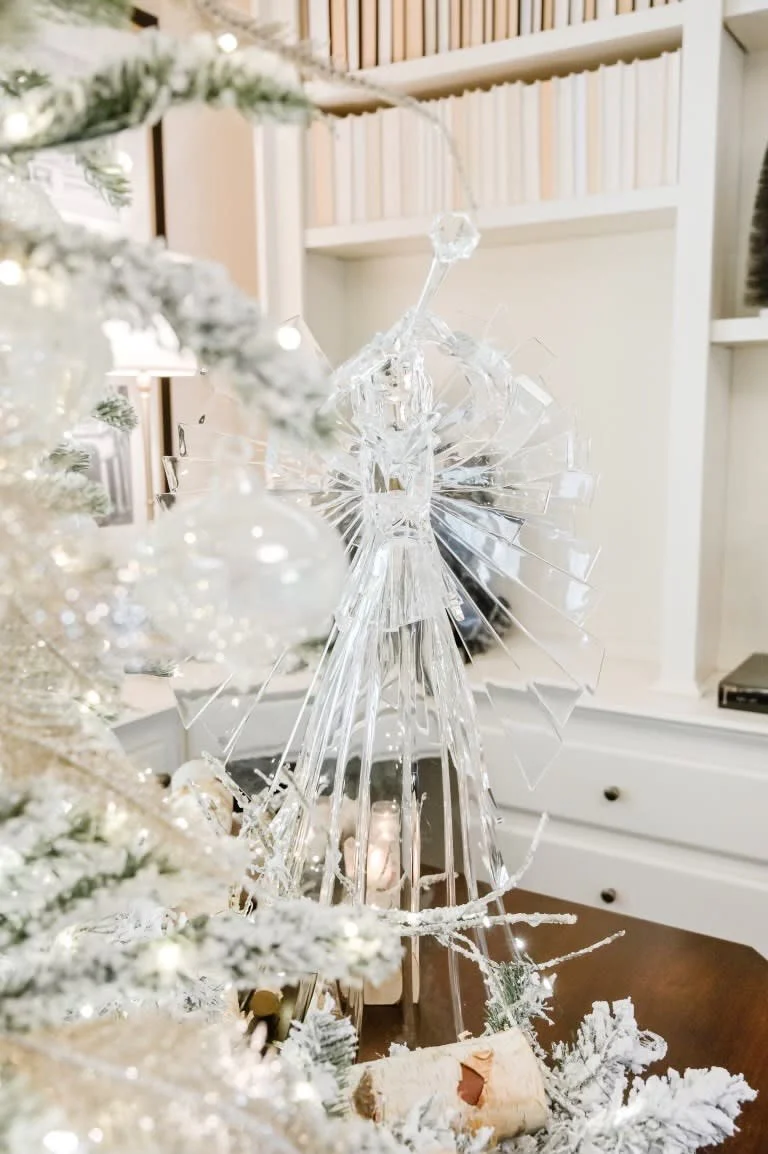 Large Acrylic Angel 34" H With Detachable Wings - Image 6