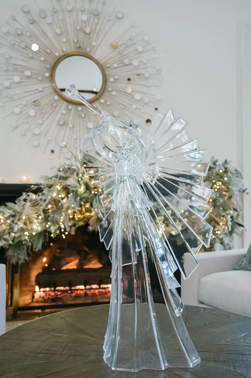 Large Acrylic Angel 34" H With Detachable Wings - Image 7